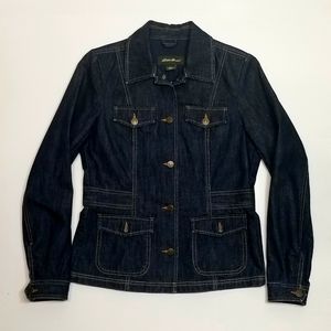 Eddie Bauer Blue Jean Jacket EUC Small